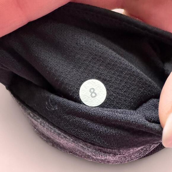 Lululemon Gray Mesh Inspire II Zipper Pockets Leggings Size 8 - Picture 5 of 5